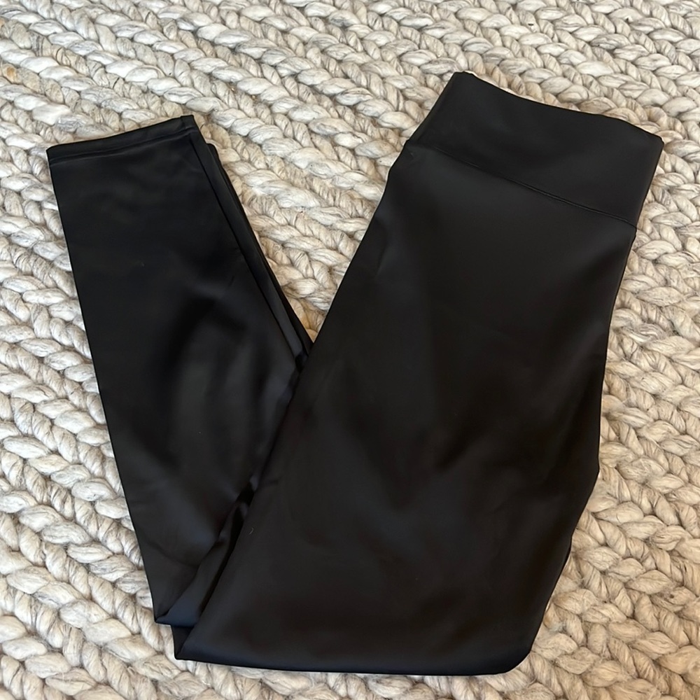 Faux leather leggings
